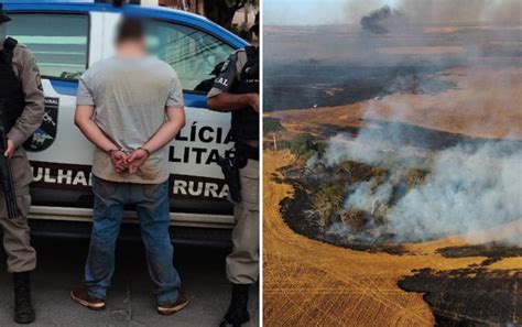 um matina hectares|Homem é Preso por Incêndio que Arrasou 700 Hectares.